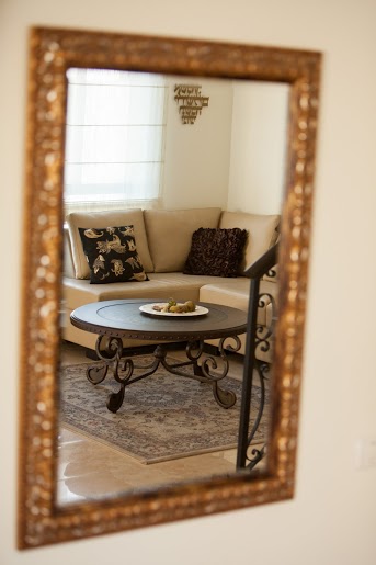Mirror View of Living Room