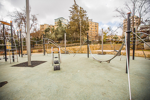 Childrens Park behind apartment