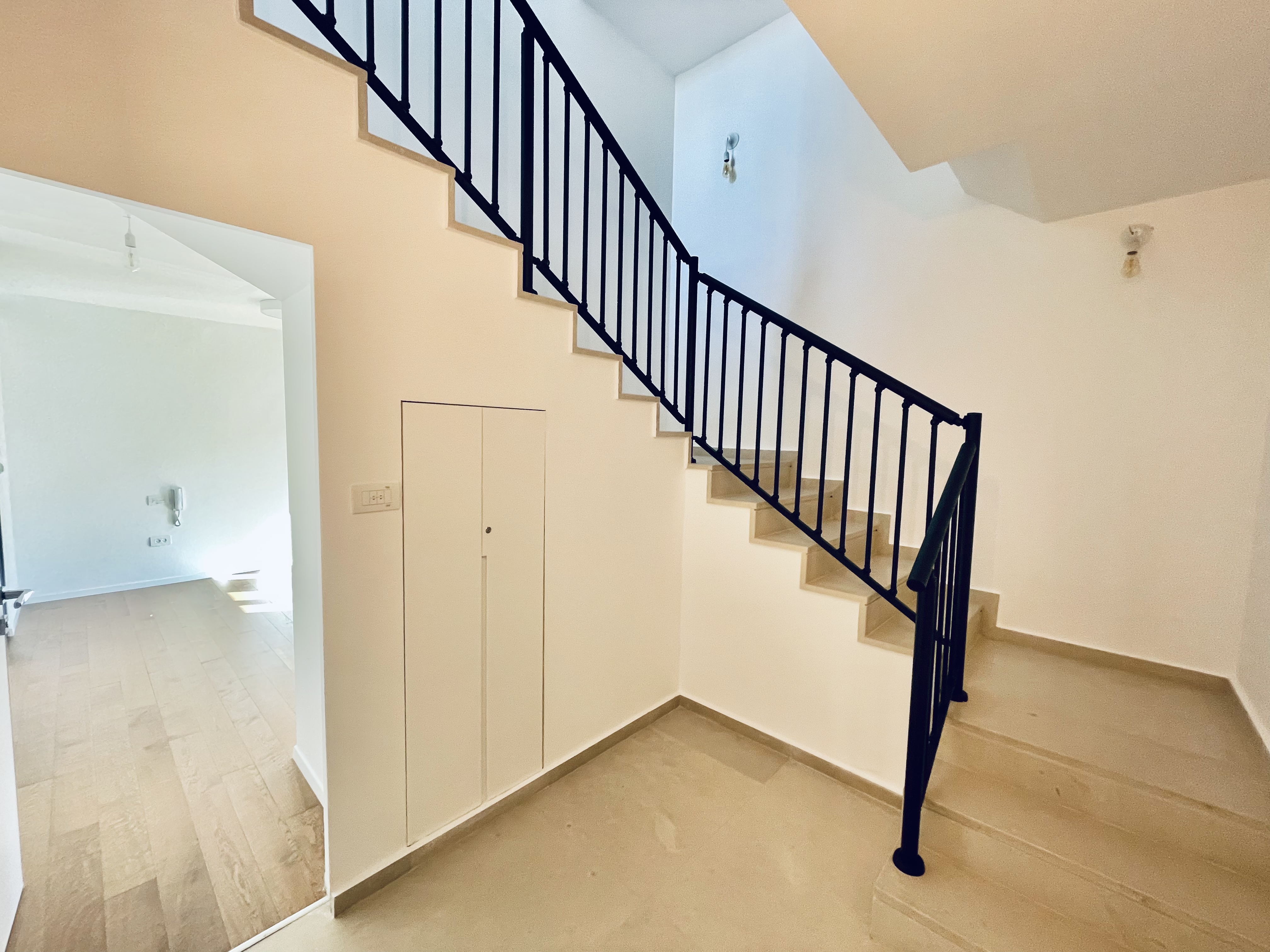 Staircase from master bedroom floor to main floor